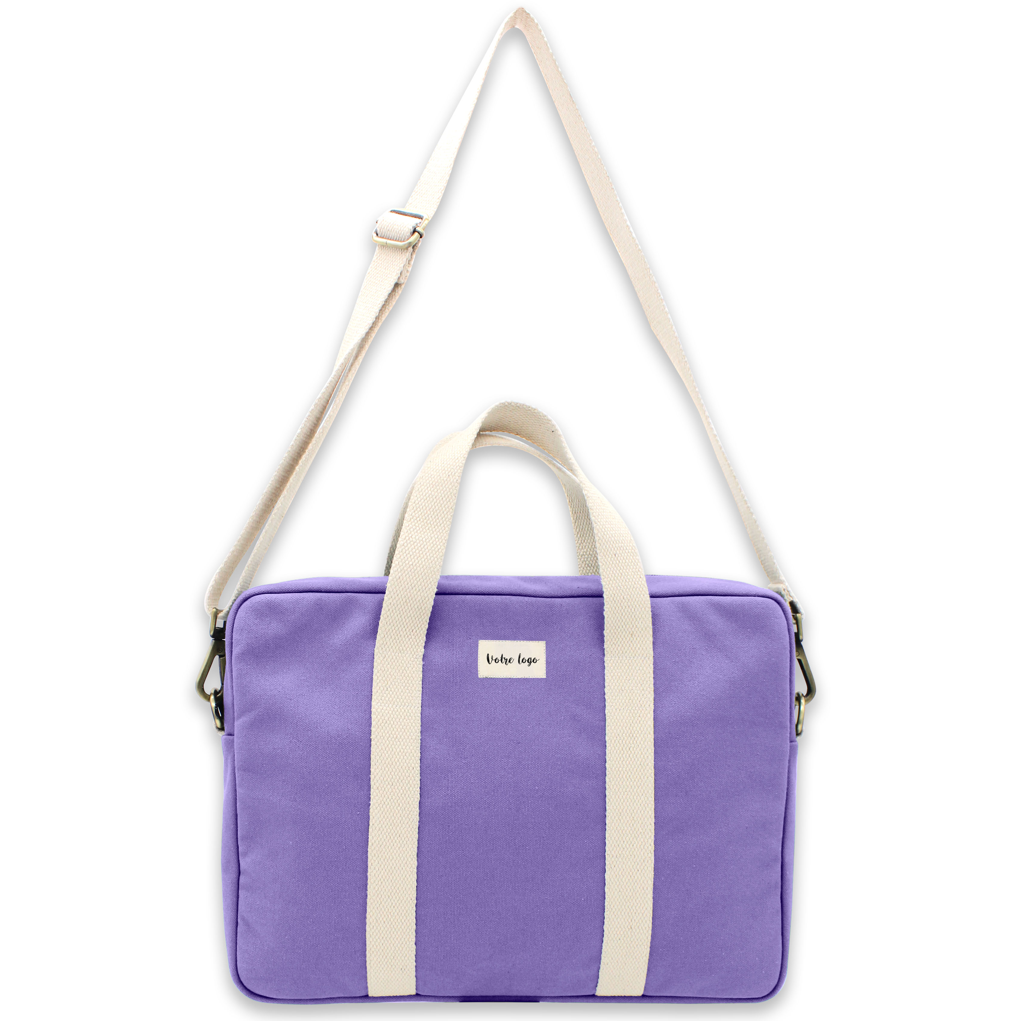 Sac ordinateur en coton bio - Luis -