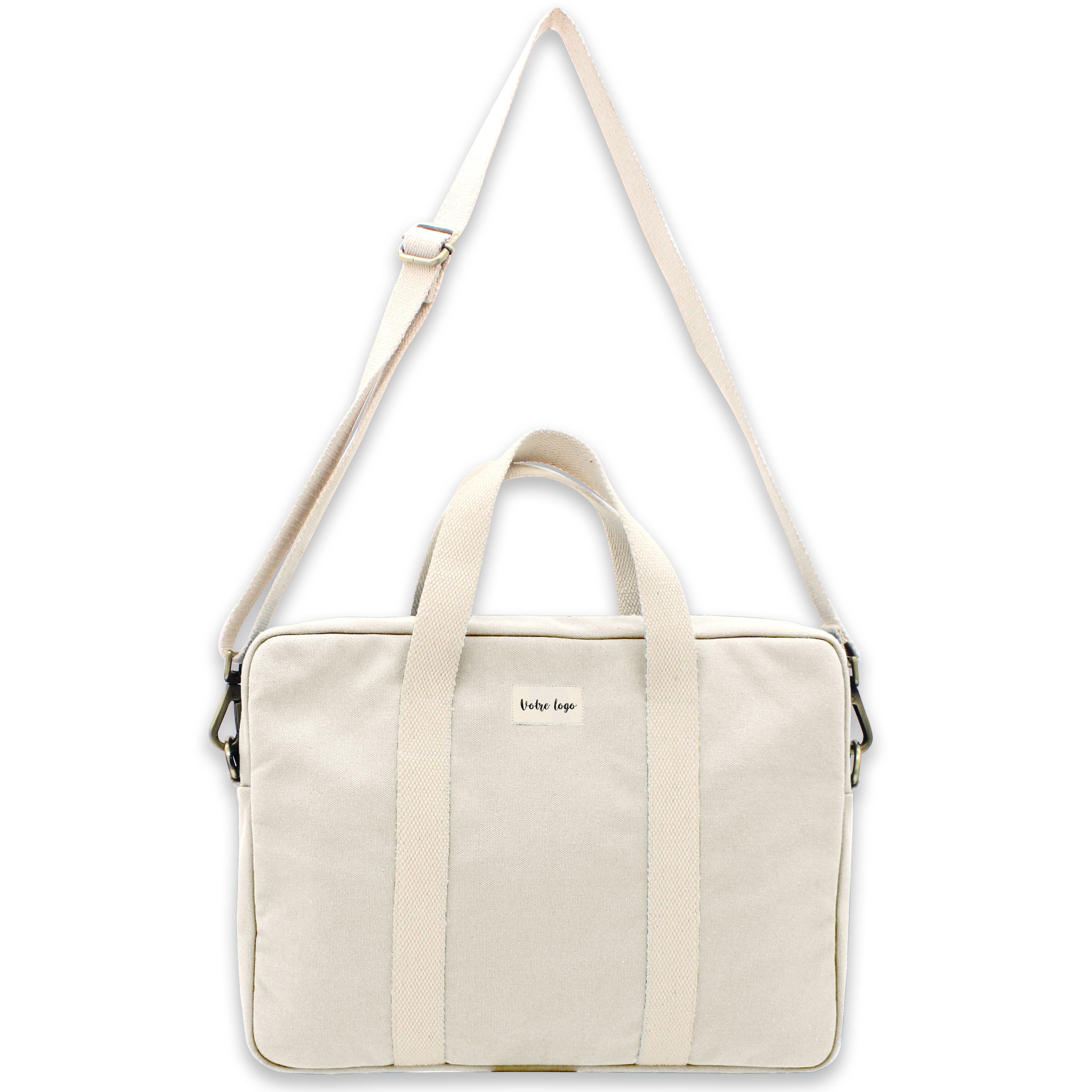 Sac ordinateur en coton bio - Luis