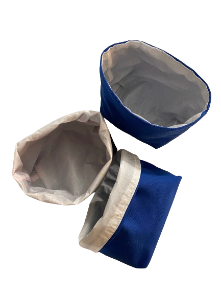 Petites panières de bureau upcyclées - Made in France -