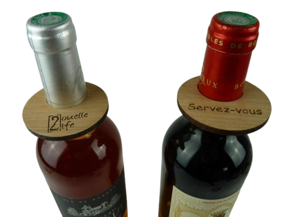 Bague anti-goute en douelle de tonneau de vin - Made in France