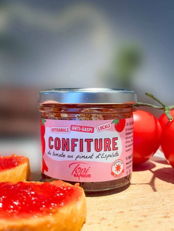Confiture de tomate au piment d'espelette Made in France - 135 gr - 3