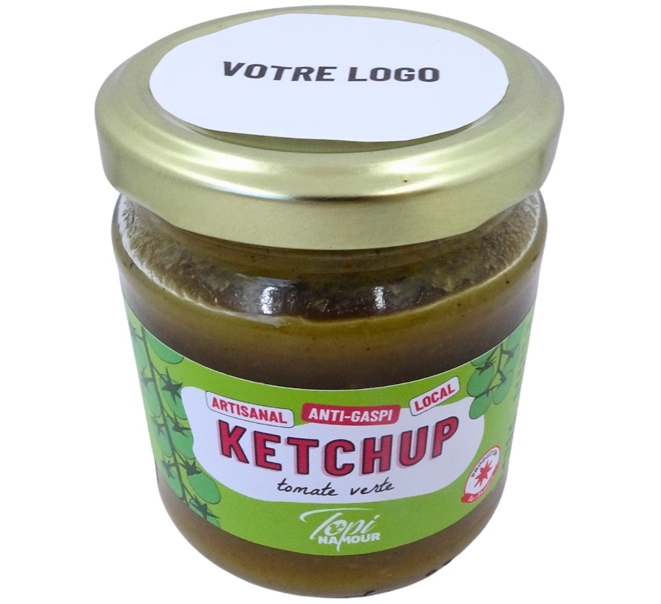Ketchup de tomates vertes Made in France - 190 gr