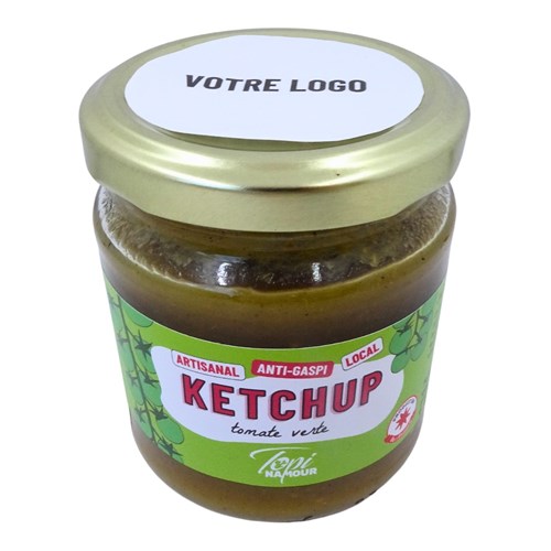 Ketchup de tomates vertes Made in France - 190 gr
