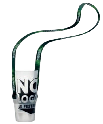 Tour de cou cup-holder Made in Italie