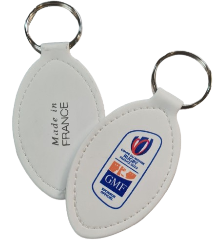 Porte-clés en cuir recyclé Made in France - 4