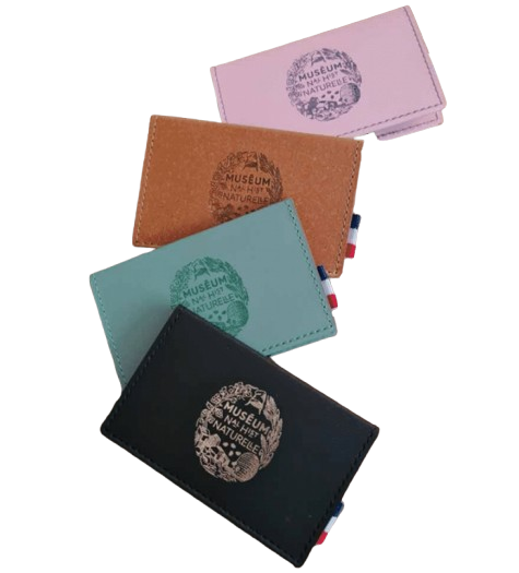 Porte-cartes en cuir recyclé Made in France - 4