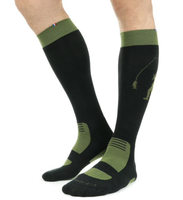 Chaussettes pour plein air unisexe Made in France - Brochet -