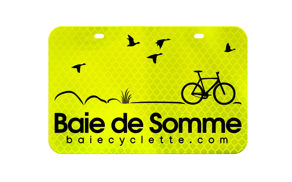 Plaque de vélo personnalisable Made in France - 2