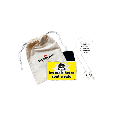 Plaque de vélo en aluminium Made in France - 3