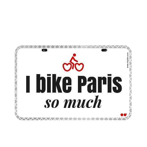 Plaque de vélo en aluminium Made in France - 4
