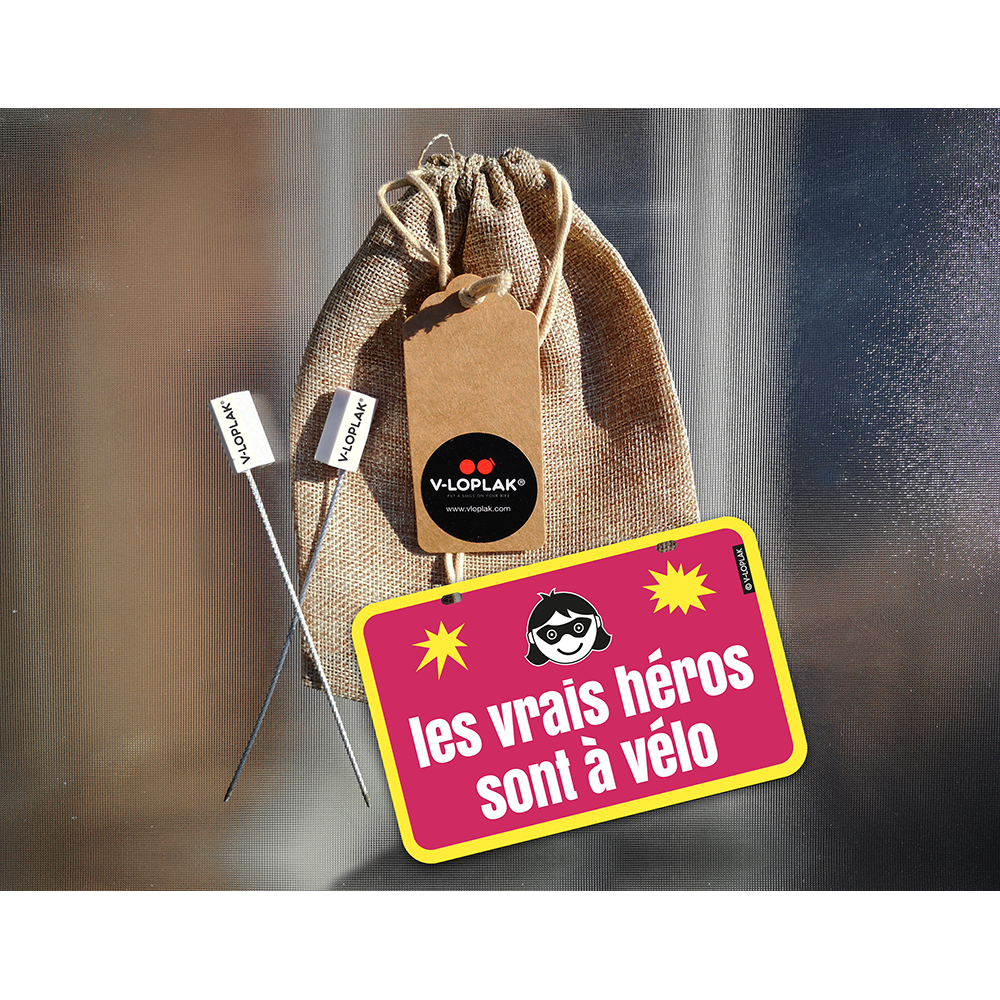 Plaque de vélo en aluminium Made in France - 2