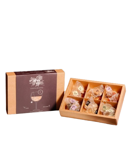 Coffret de 12 cocktails à infuser à froid