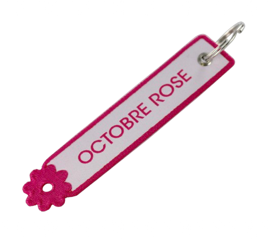 Porte-clés en tissu avec broderie made in Europe