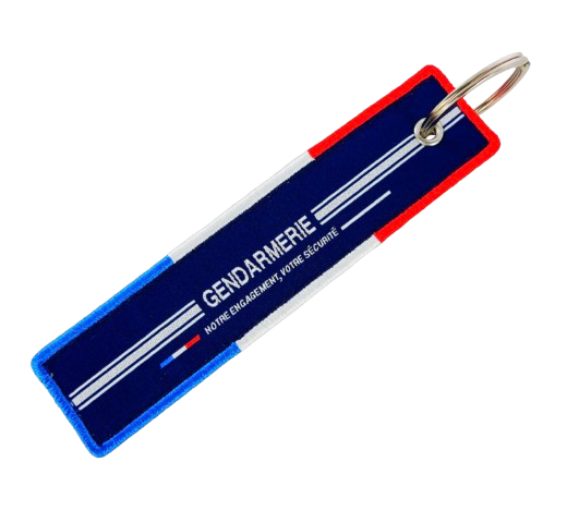 Porte-clés en tissu avec broderie made in Europe - 2