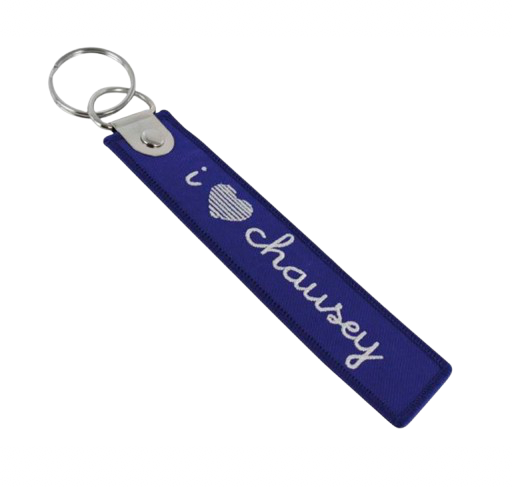 Porte-clés en tissu avec broderie made in Europe - 3