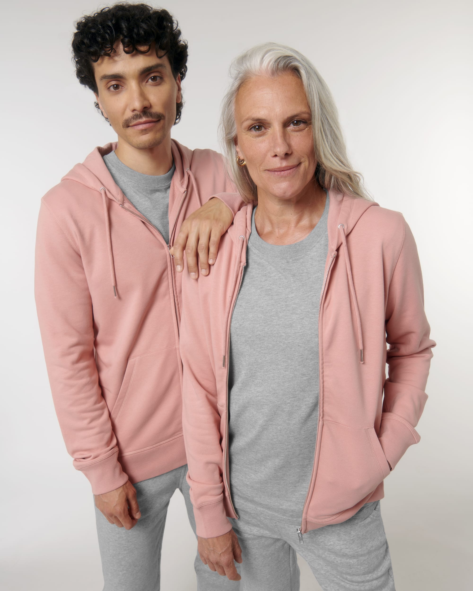 Sweat-shirt zippé à capuche unisexe - Connector -