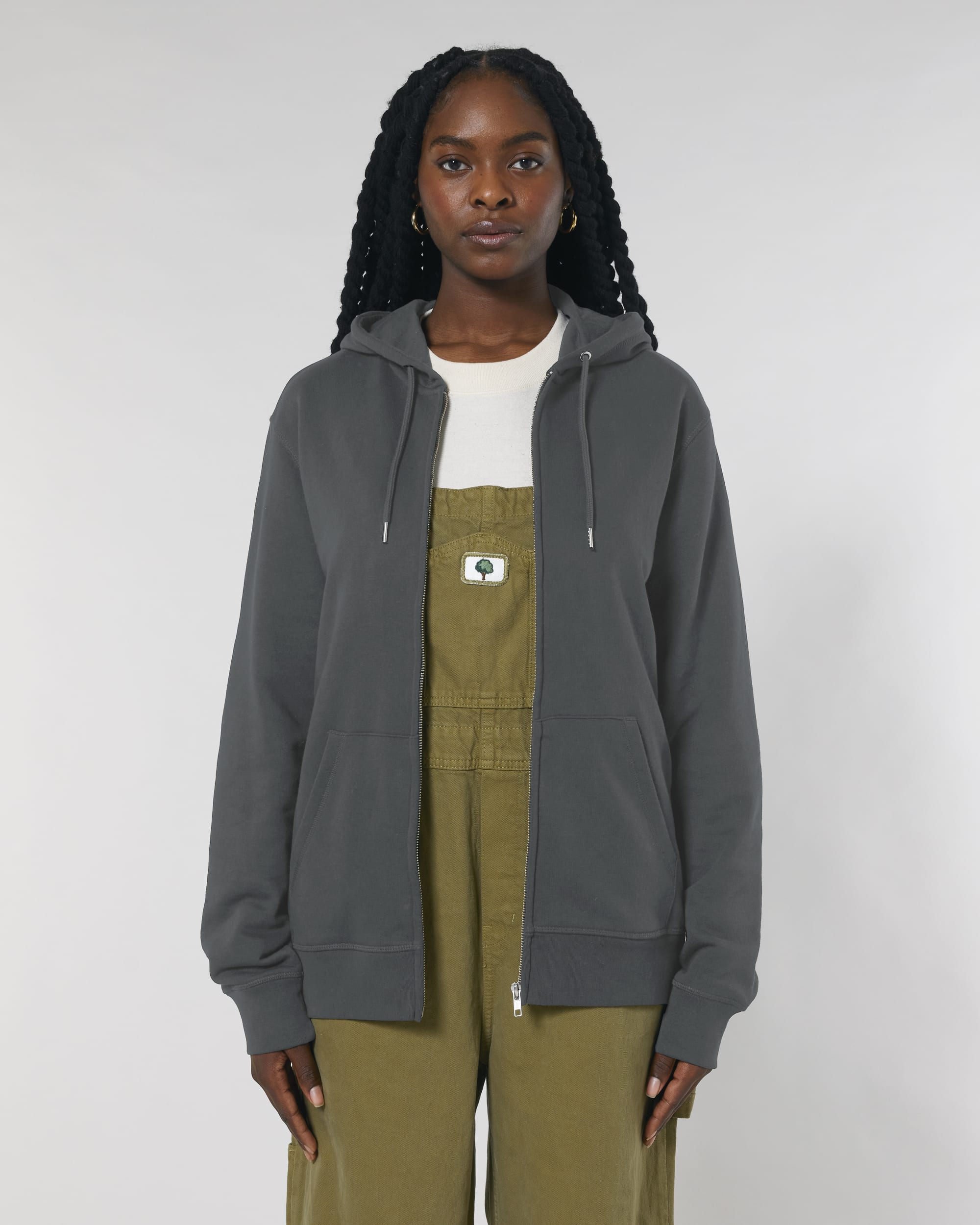 Sweat-shirt zippé à capuche unisexe - Connector -