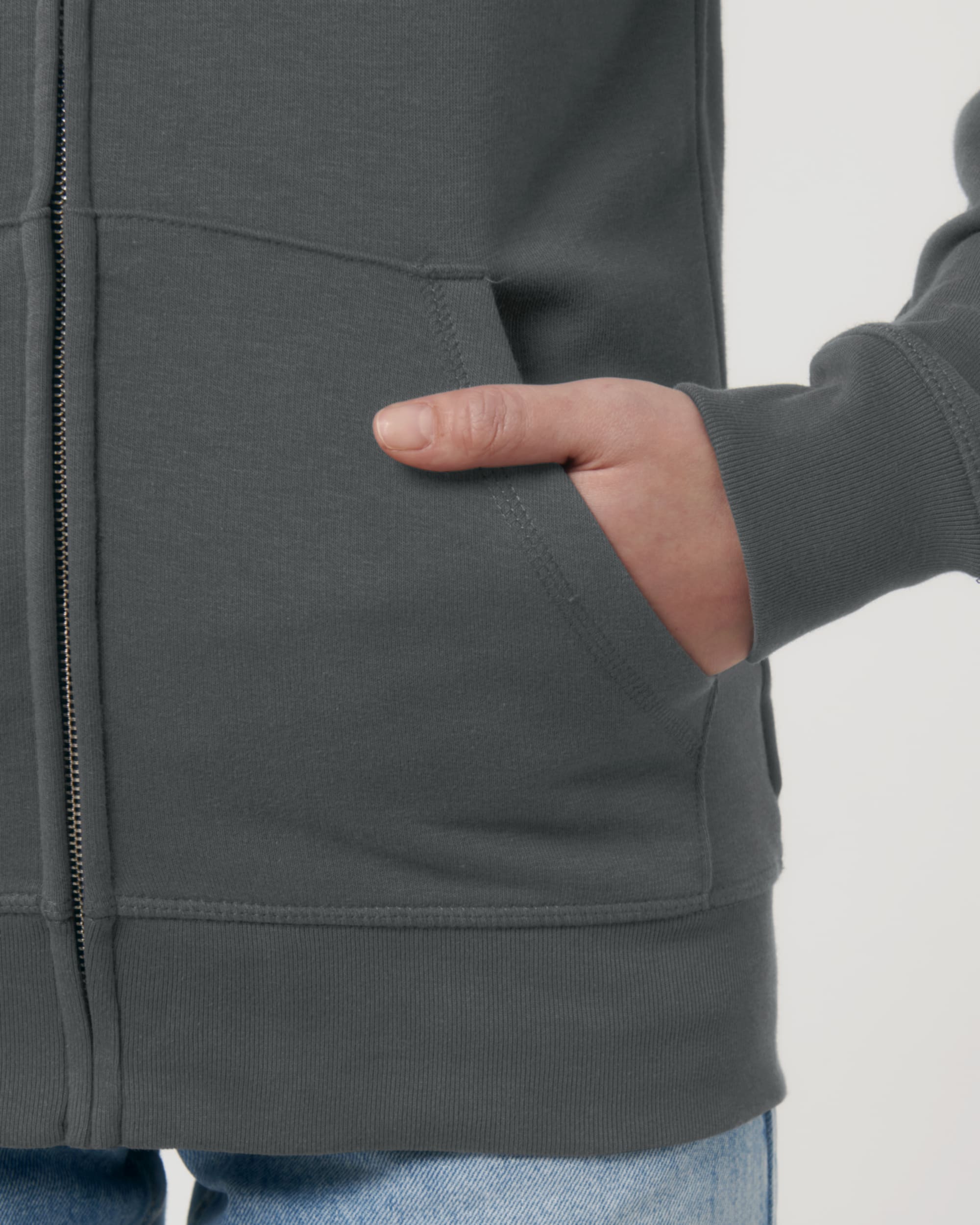 Sweat-shirt zippé à capuche unisexe - Connector -