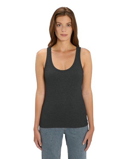 Débardeur cintré pour femme en coton bio