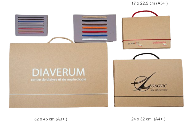 Pochette Made in France en carton recyclé -