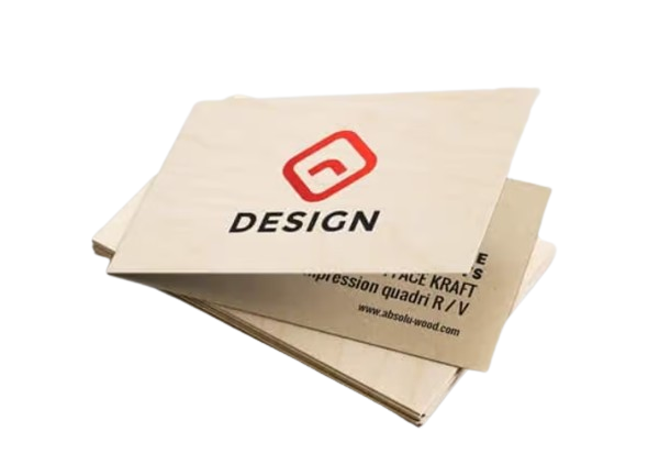 Carte de visite en bois Made in France -