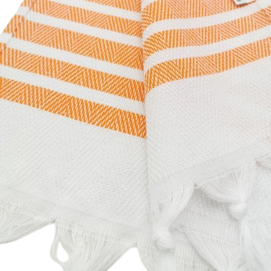 Mini fouta chevron capri en coton recyclé - 3