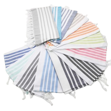Mini fouta chevron capri en coton recyclé - 4