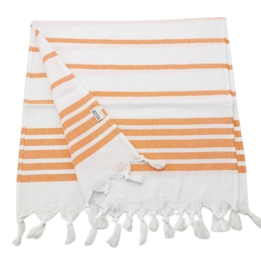 Mini fouta chevron capri en coton recyclé