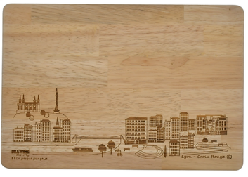 Grande planche apéro en bois Made in France -