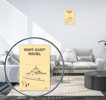 Affiche en bois Made in France -