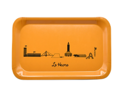 Plateau en kraft recyclé et mélamine Made in France -