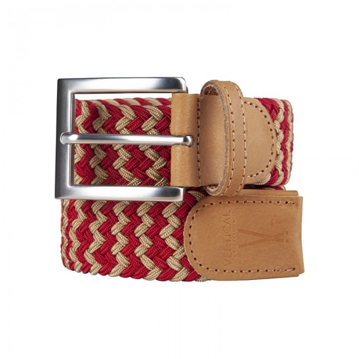 Ceinture en cuir tressée pour homme Made in France -