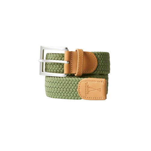 Ceinture en cuir tressée pour homme Made in France -