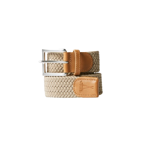 Ceinture en cuir tressée pour homme Made in France