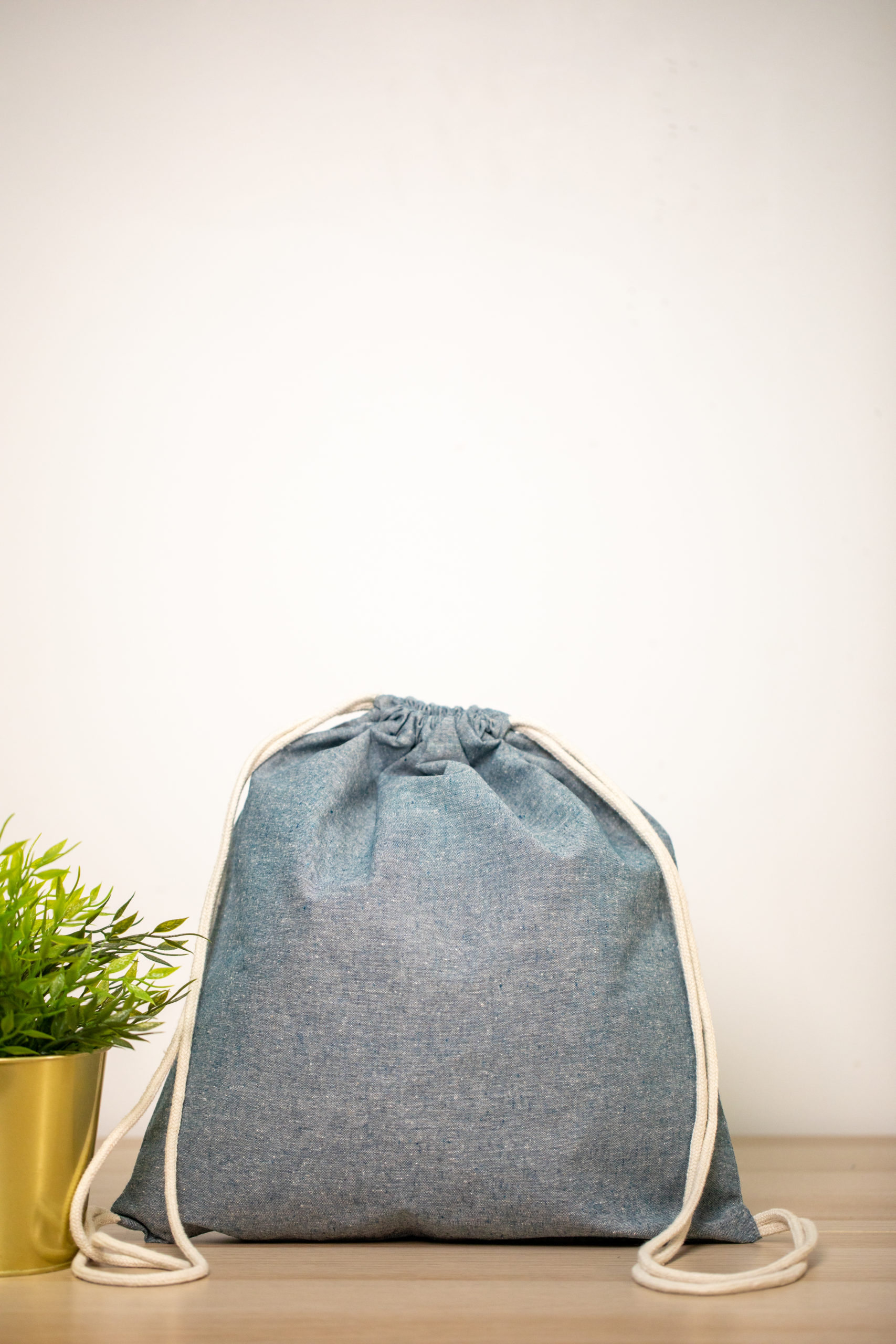 Sac à dos en coton recyclé certifié GRS - 150 gr -