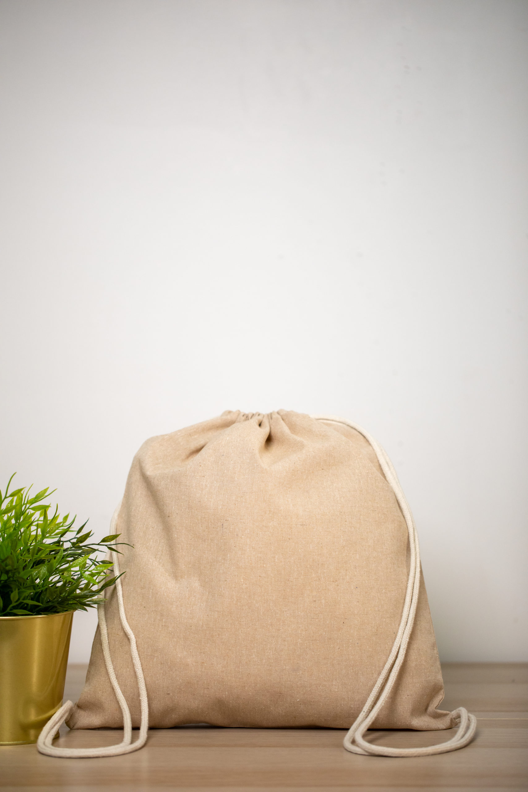 Sac à dos en coton recyclé certifié GRS - 150 gr -