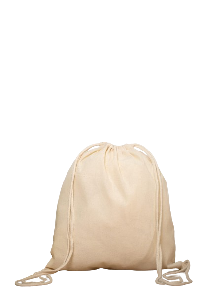 Sac à dos en coton recyclé certifié GRS - 150 gr