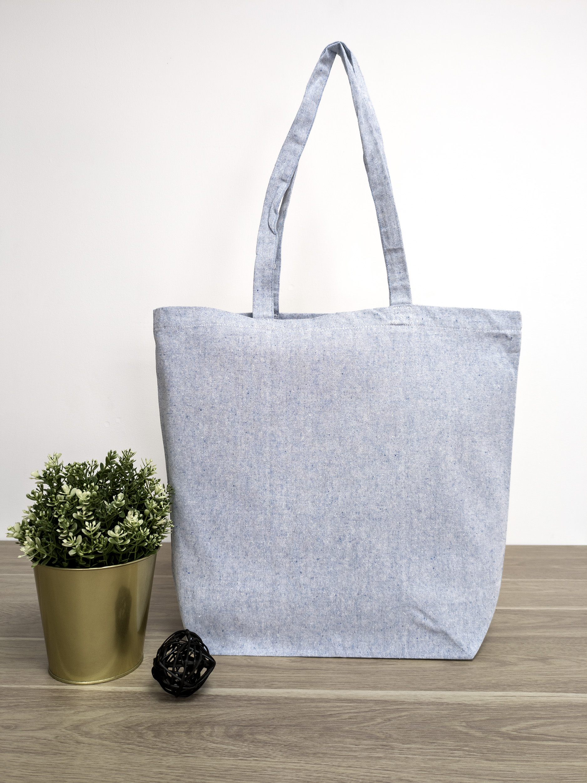 Sac cabas en coton recyclé certifié GRS - 280 gr - 4