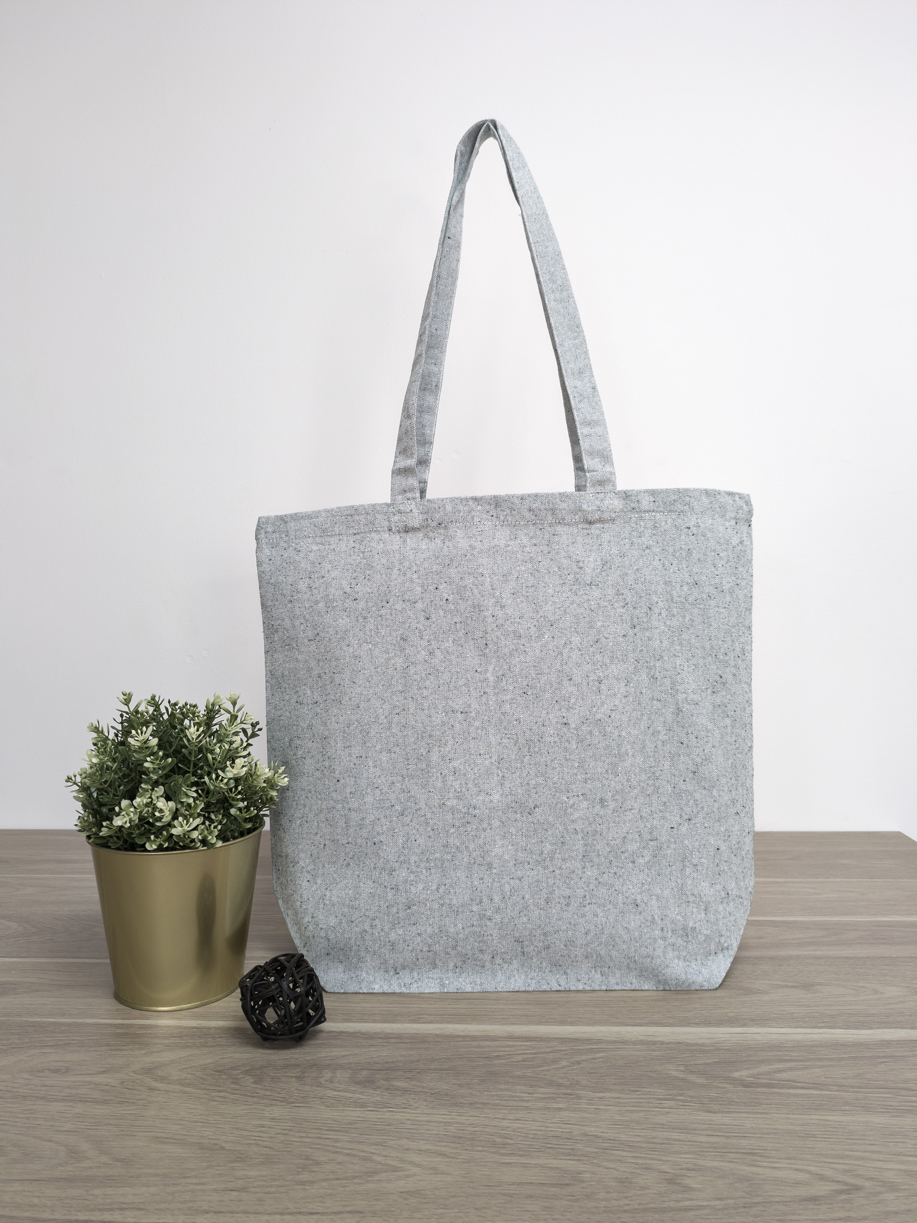 Sac cabas en coton recyclé certifié GRS - 280 gr - 8