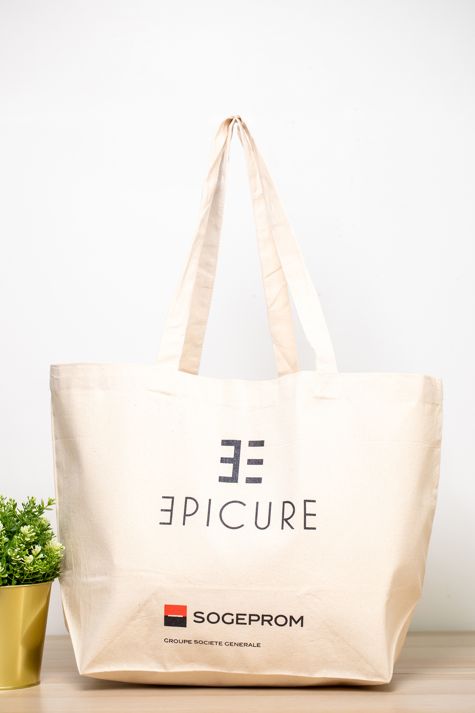 Sac cabas en coton recyclé certifié GRS - 280 gr - 9