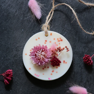 Bougie suspendue artisanale Made in France -