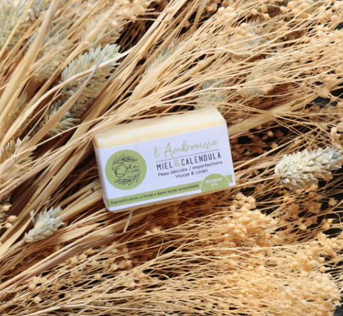 Savon saponifié à froid artisanale Made in France -