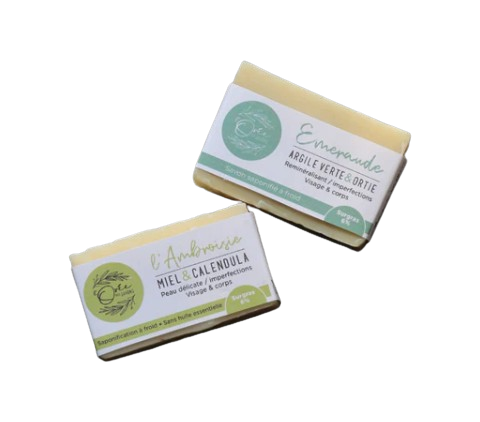 Savon saponifié à froid artisanale Made in France