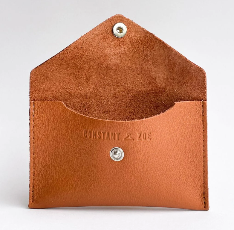 Porte-cartes en cuir upcyclé Made in France - Leon -