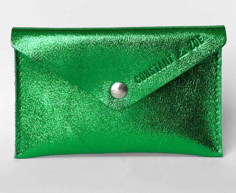 Porte-cartes en cuir upcyclé Made in France - Leon -