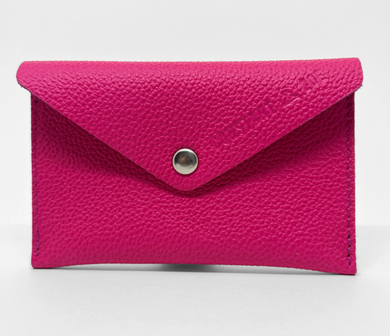 Porte-cartes en cuir upcyclé Made in France - Leon -