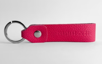 Porte-clés en cuir upcyclé Made in France - Lena -