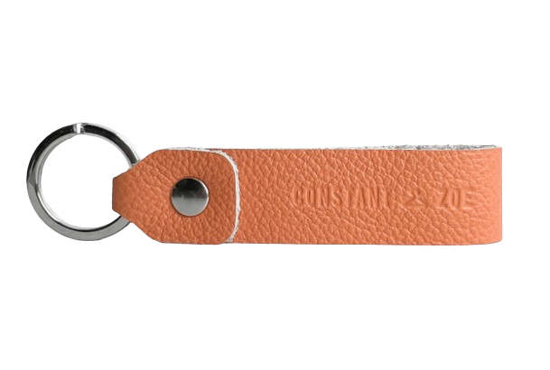 Porte-clés en cuir upcyclé Made in France - Lena