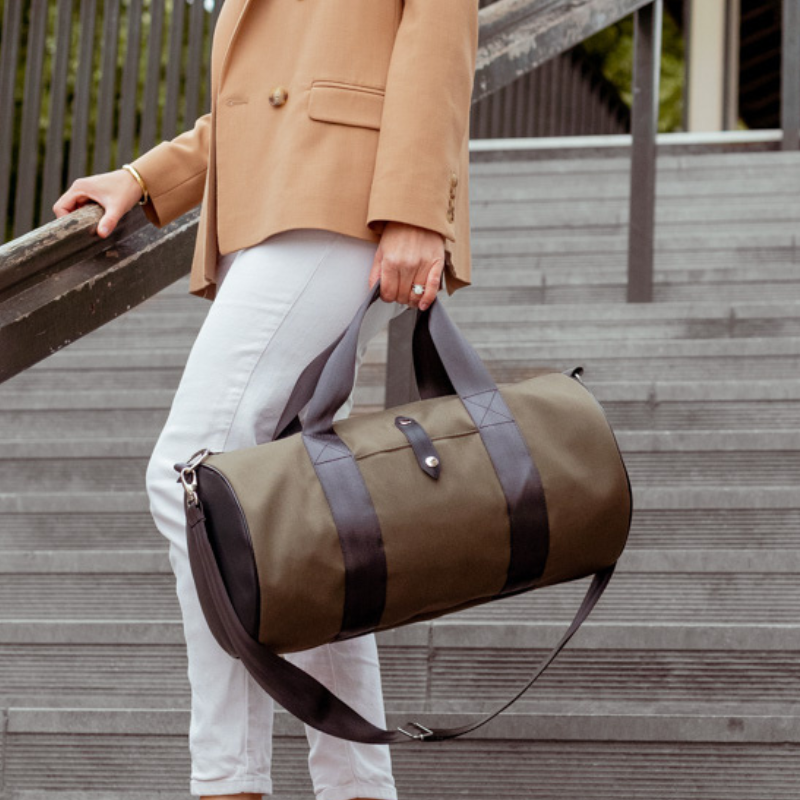 Sac polochon upcyclé Made in France -