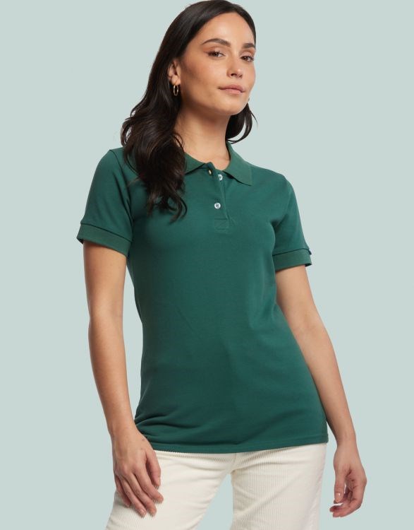Polo manches courtes pour femme Made in France -